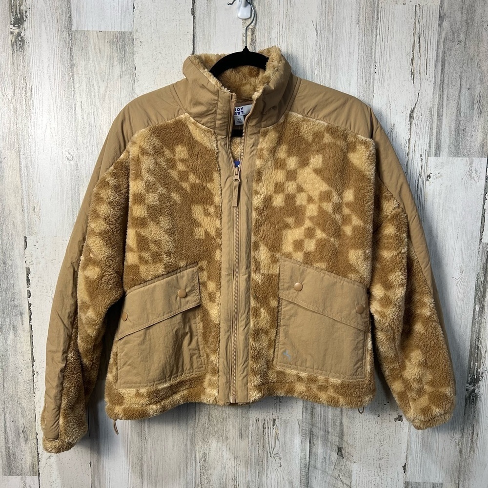 Women's Printed High Pile Fleece Jacket | JoyLab | XS - Picture 2 of 6